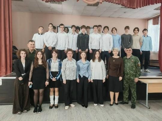 Фото на память с 10 классом